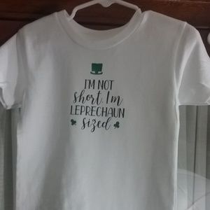 Custom St. Patricks Day Shirt New 2T Leprechaun